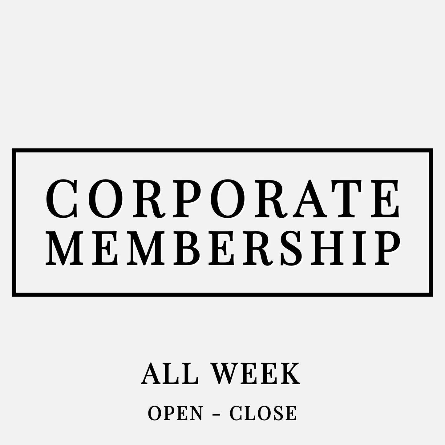 Corporate Membership