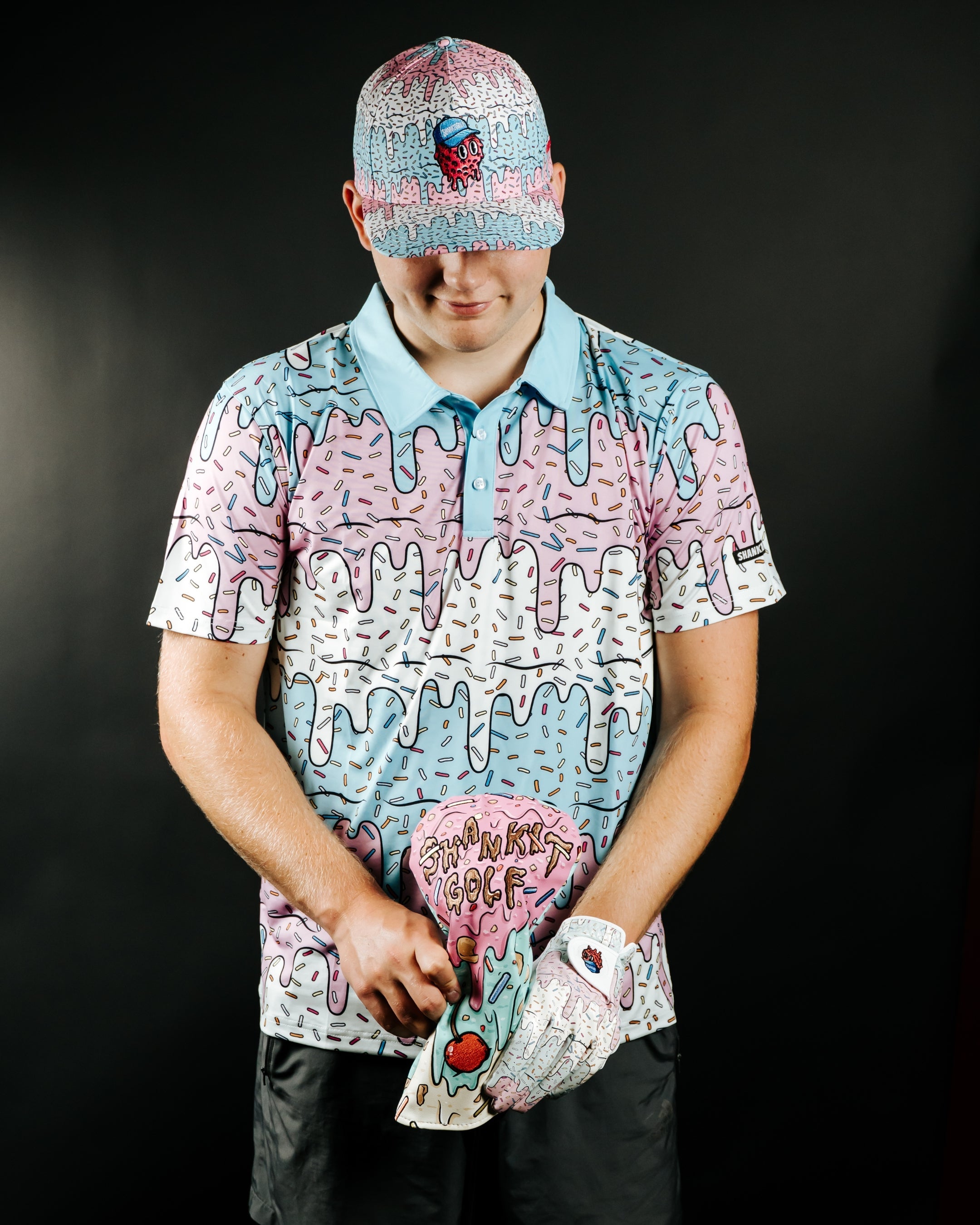 Ice Cream Drip Polo – Club Twirl Golf Lounge