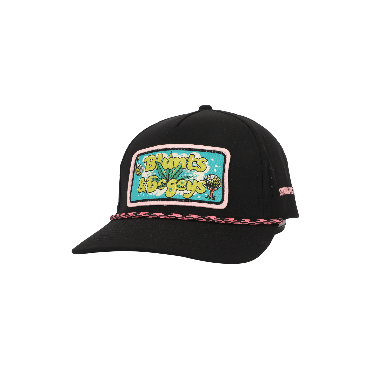 Electric Lettuce Black Rope Patch Golf Hat