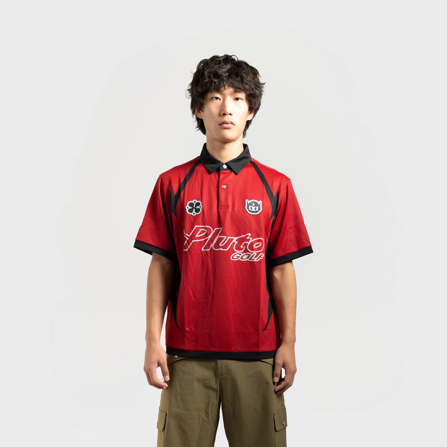 TEAM PLUTO POLO | CRIMSON