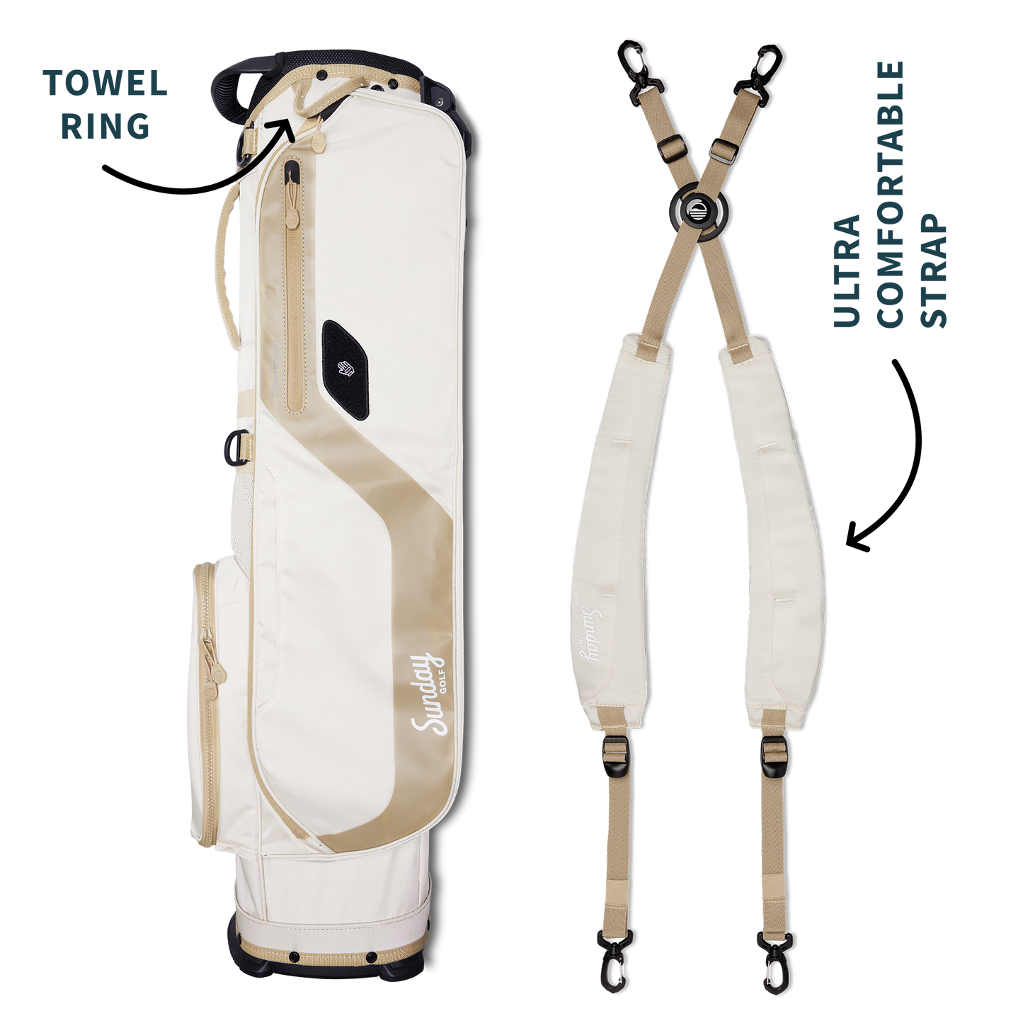 El Camino | Toasted Almond Mid Size Stand Bag