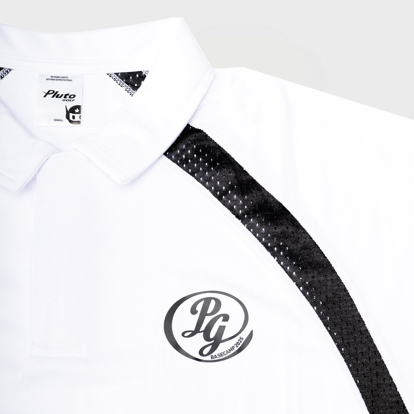 JERSEY POLO | WHITE/BLACK