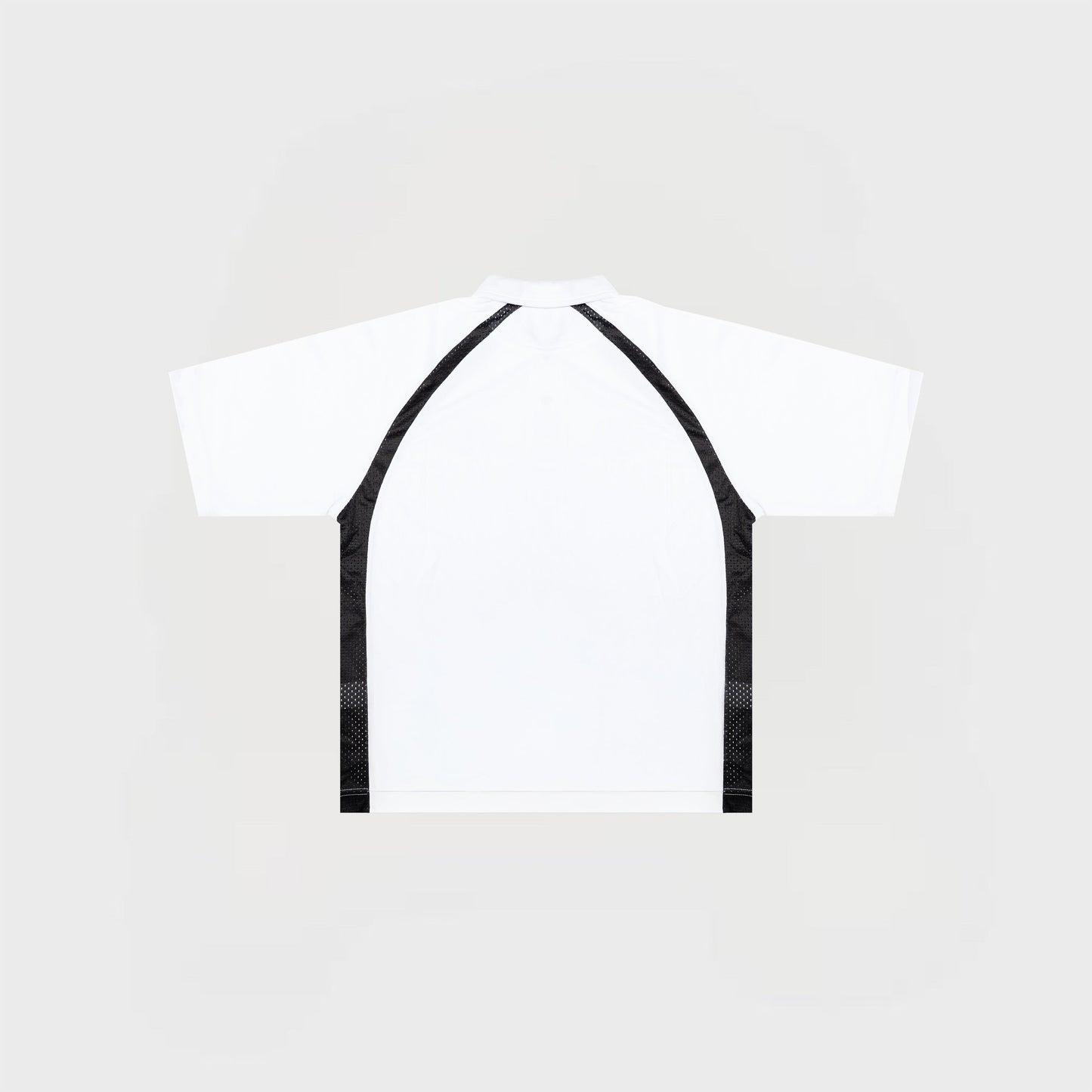 JERSEY POLO | WHITE/BLACK