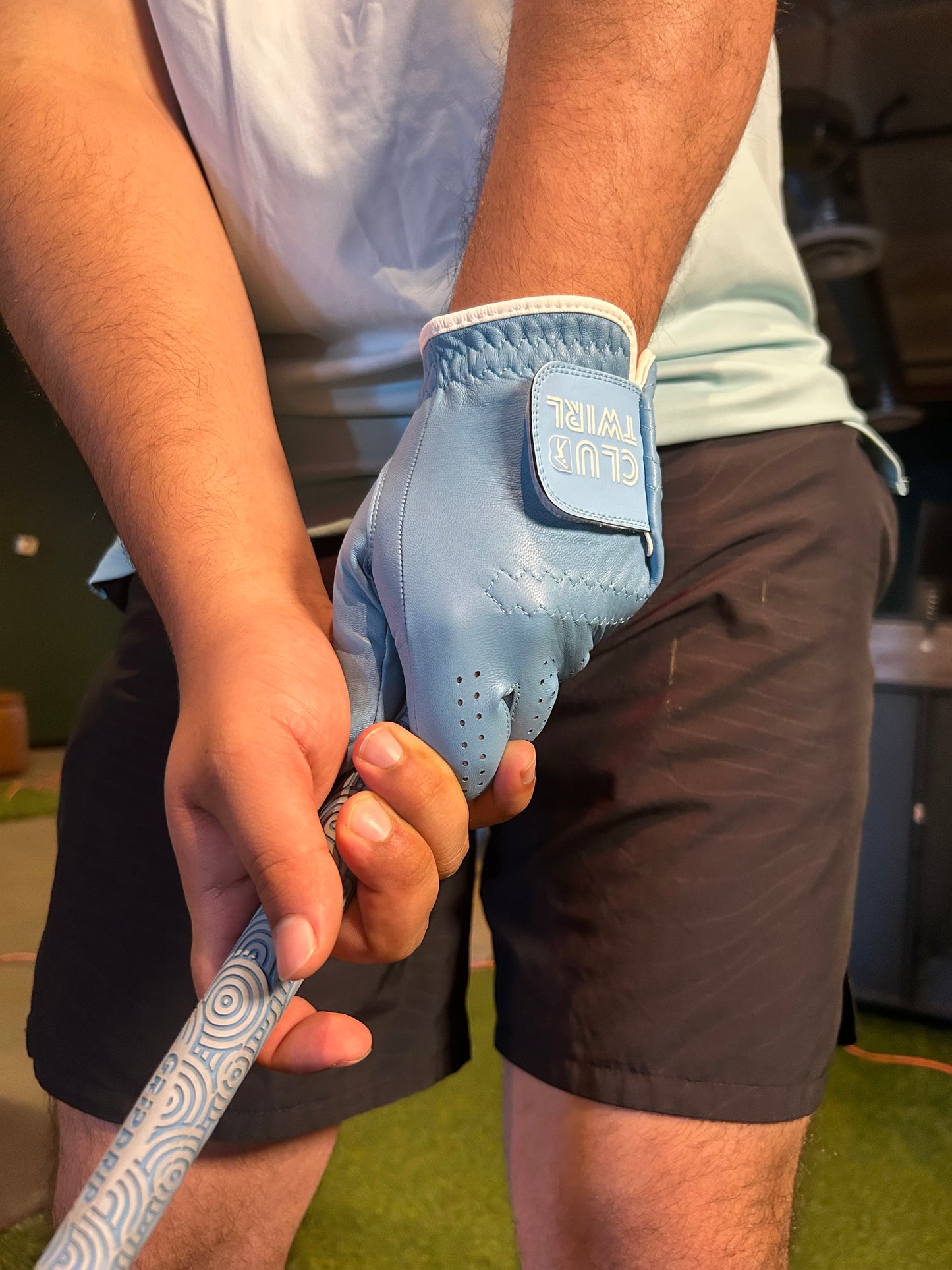 Blue Skies Big Drives Golf Glove