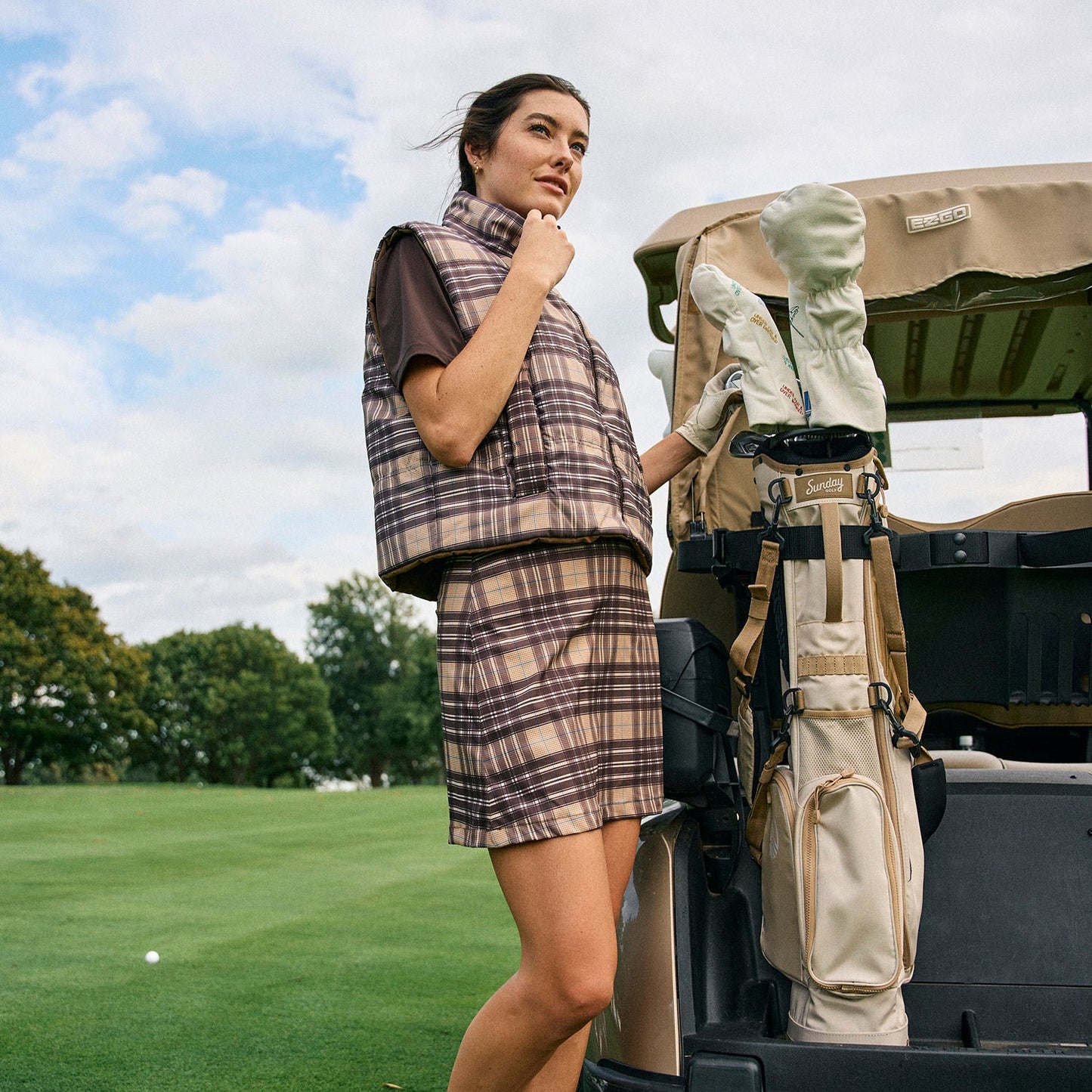 El Camino | Toasted Almond Mid Size Stand Bag