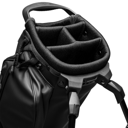 El Camino S-Class | Black Vegan Leather Mid Size Stand Bag