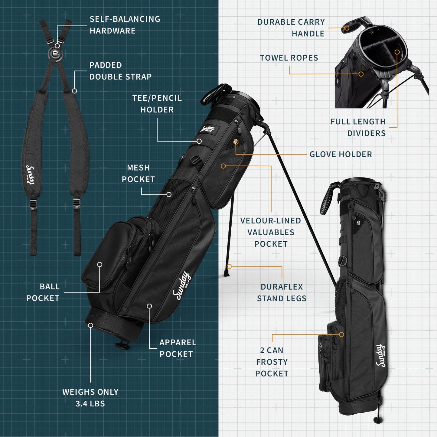 Loma XL | Matte Black Carry Bag