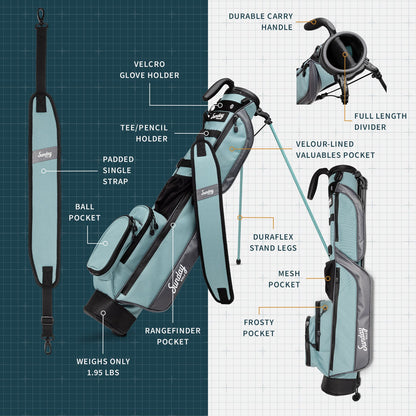 Loma | Seafoam Par 3 Bag