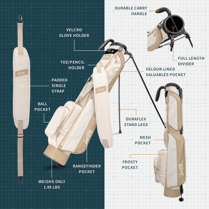 Loma | Toasted Almond Par 3 Bag