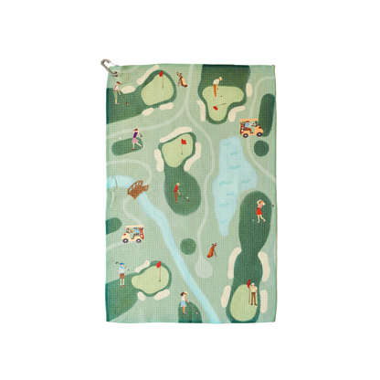 Golf Scene Towel | Match South x Claire Nilan