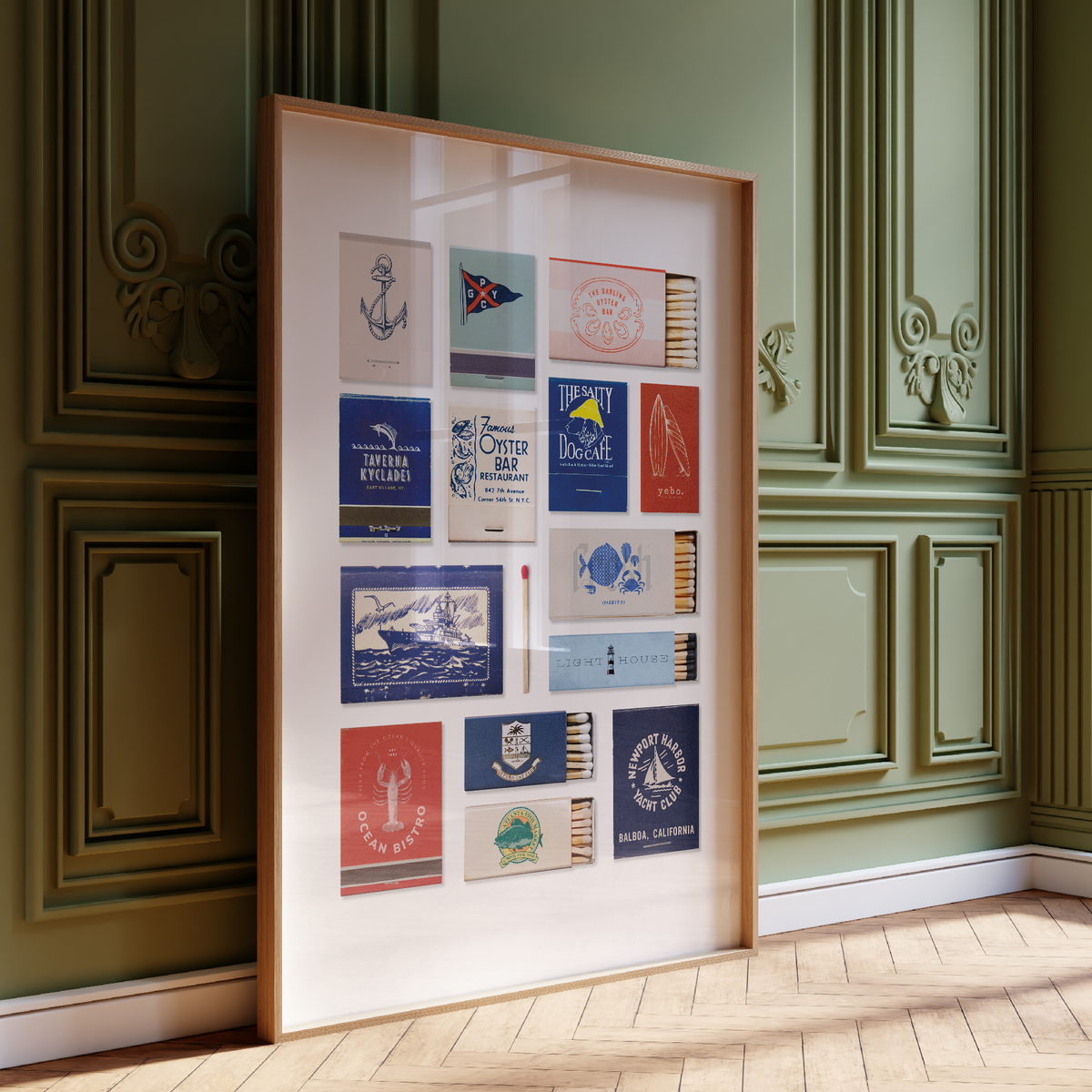 Nautical Collage Poster