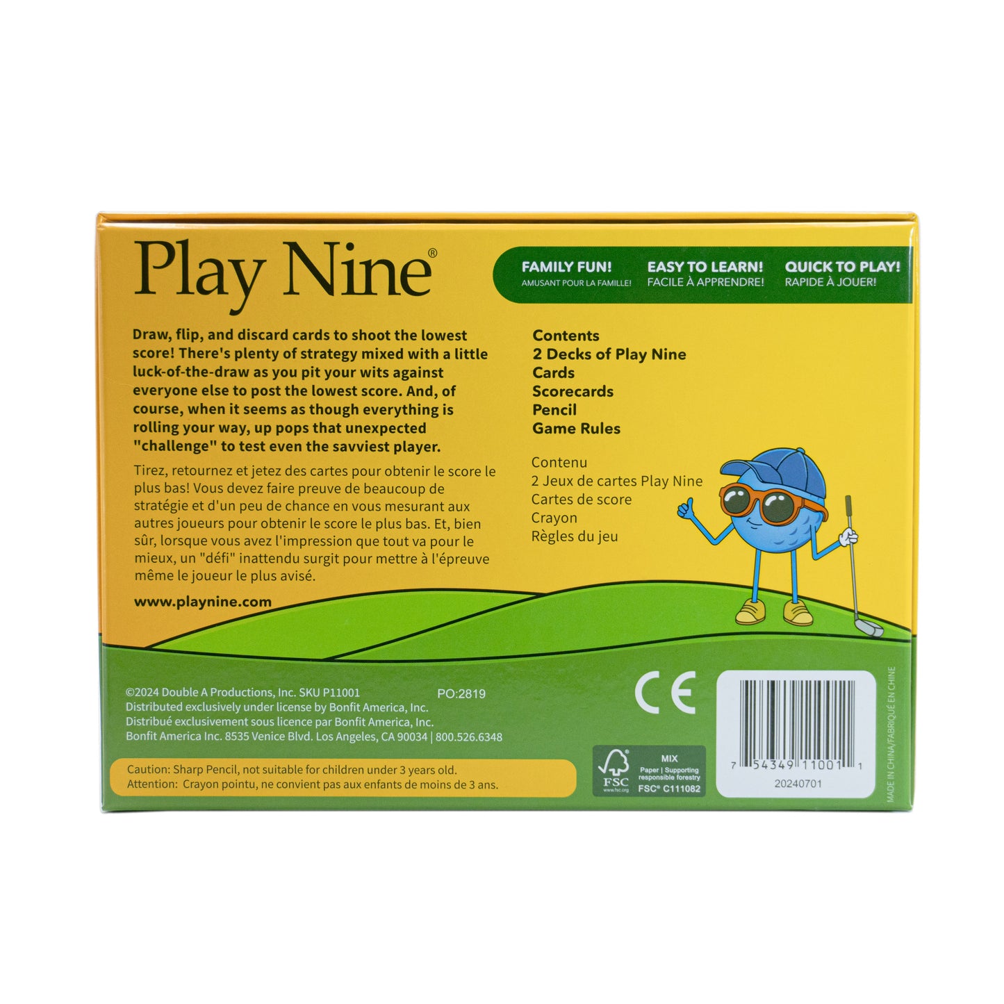 Play Nine - The Card Game of Golf