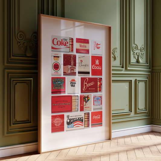 Red Collage Poster