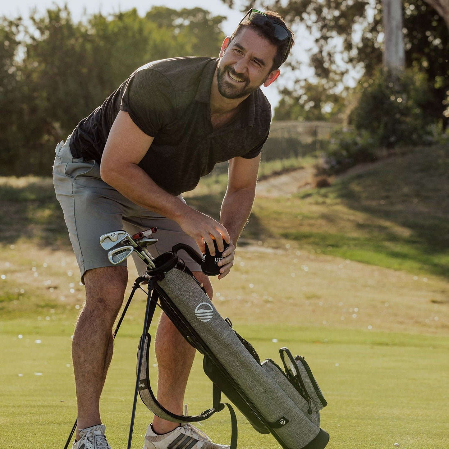 Loma | Heather Gray Par 3 Bag